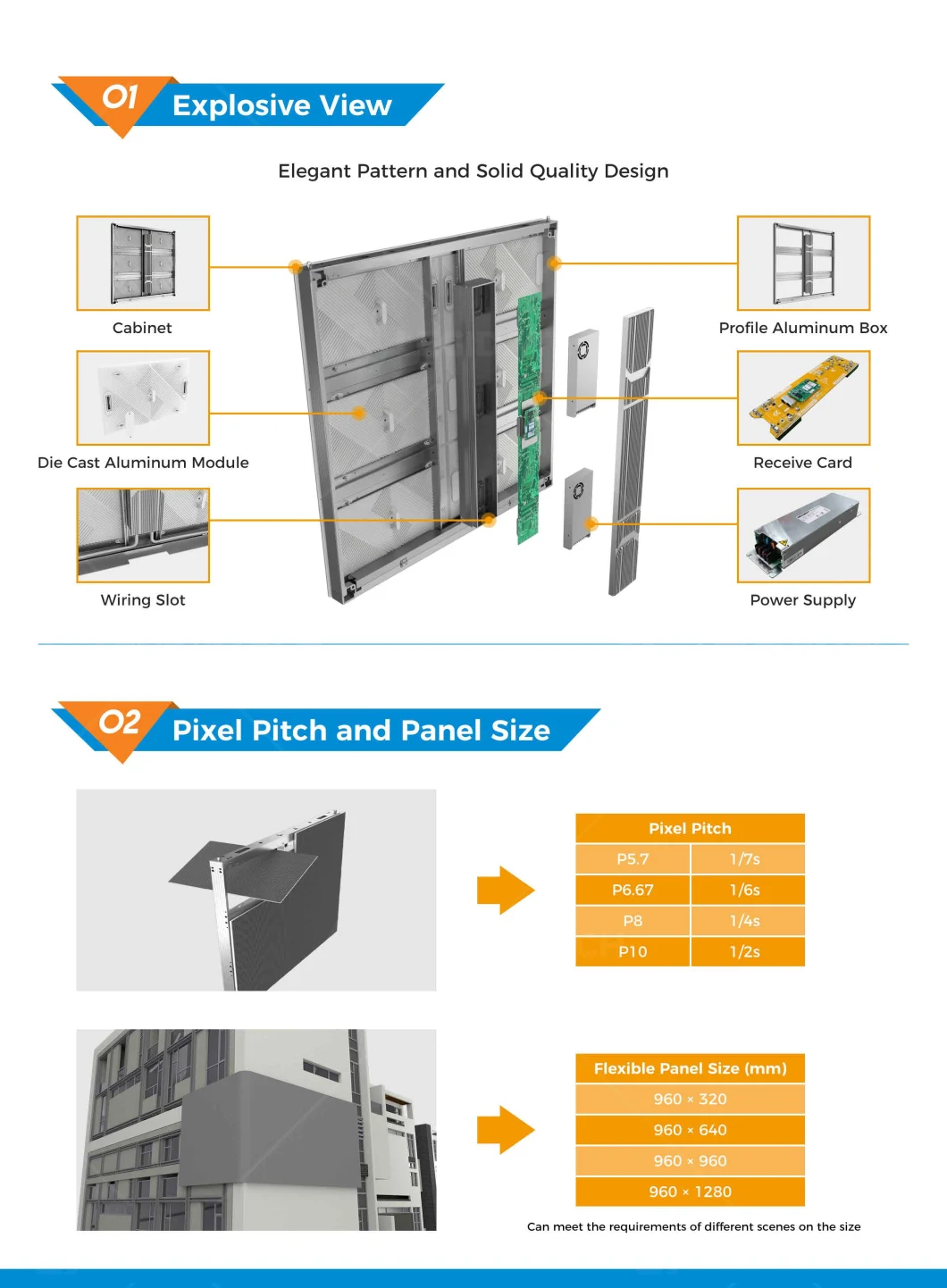 Legida Tech 3D Large Waterproof Bright Giant LED Screen Energy Saving RGB 5mm 8mm 10mm Outdoor LED Display