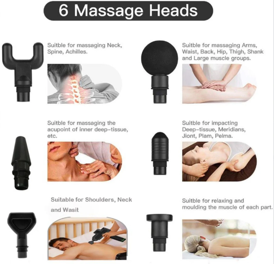 Muscle Deep Tissue Relax Muscle LCD Display Massage Gun