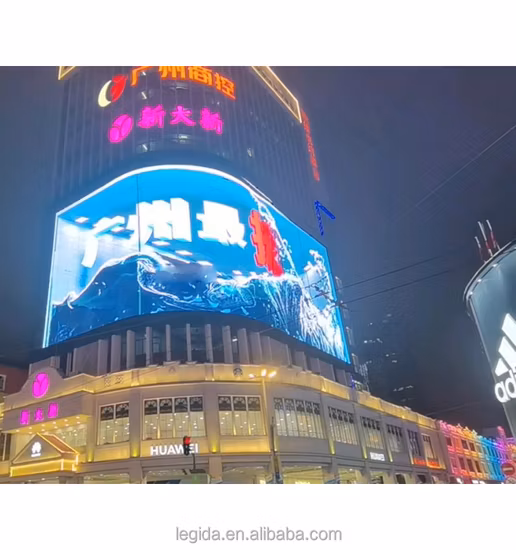 무안경 3D 고화질 광고 LED 비디오 벽 대형 울트라 브라이트 4K LED 스크린 P6 P8 P10 방수 야외