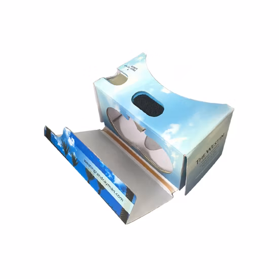 휴대폰용 Google 3D 안경의 수제 버전, VR 컬러 프린팅, Google Cardboard