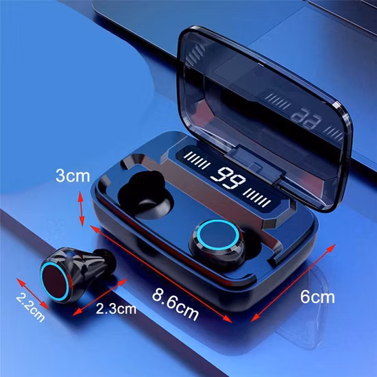 M11 Auriclees Audifonos 실제 무선 Tws LED 전원 디스플레이 헤드폰