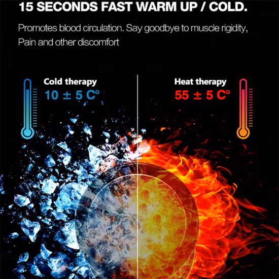 Dropshopping 전기 미니 핫 콜드 열 메시지 스포츠 Pistolet De 30 속도 깊은 조직 진동 타악기 신체 근막 근육 마사지 총 목 뒤로 마사지