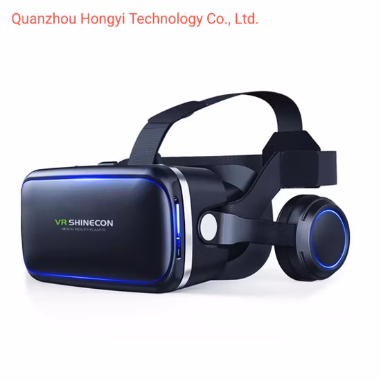 2022 신제품 헤드셋 3D Vr 안경 가상 현실 Shinecon 비디오 안경 케이스 상자 Google Cardboard Smart