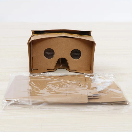 컬러 인쇄 풀 버전 Google Cardboard Vr 휴대전화 3D 가상 현실 3D 안경 플러스 하드