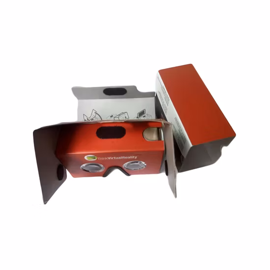 컬러 인쇄 풀 버전 Google Cardboard Vr 휴대전화 3D 가상 현실 3D 안경 플러스 하드